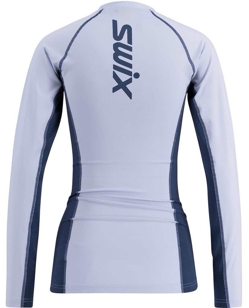 RaceX Dry Long Sleeve W / Heather/ Lake Blue