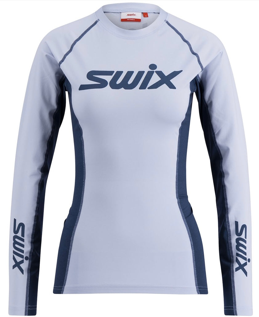 RaceX Dry Long Sleeve W / Heather/ Lake Blue
