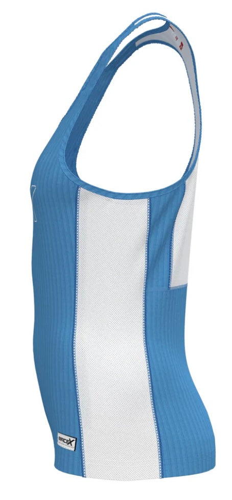 RACEX LIGHT TANKTOP W / Cloud Blue / Bright White / L