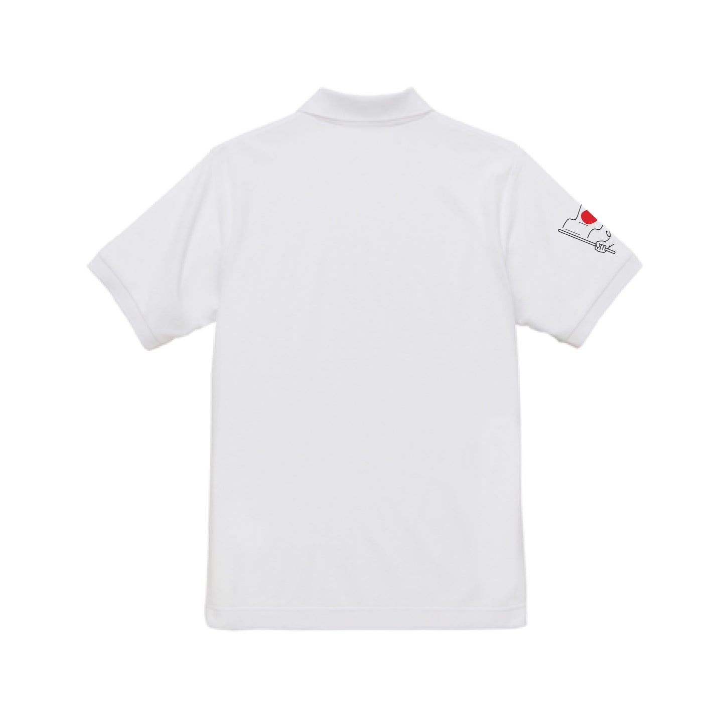 Mt.Bollv_BOY_White 6.0オンス ヘヴィーウェイト コットン POLO