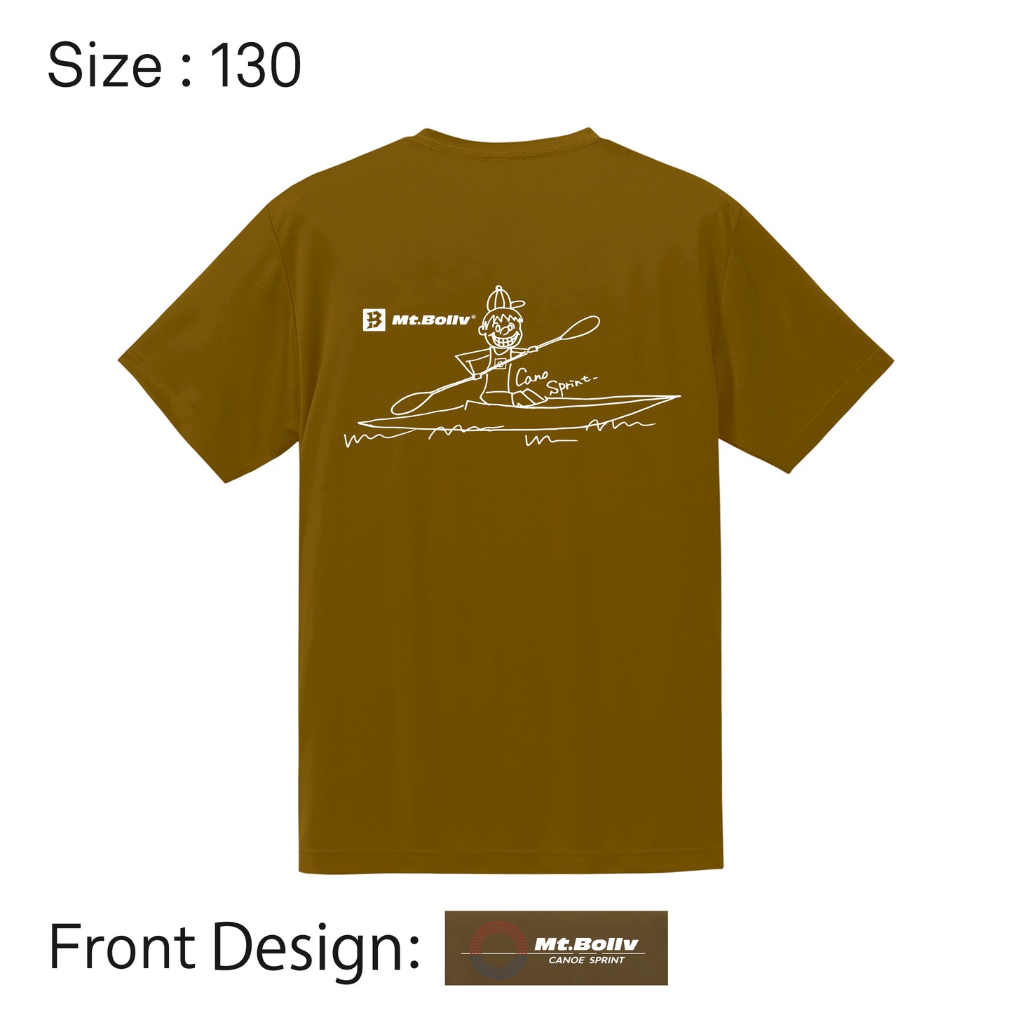 CJ-18_Mt.Bollv_ドライTシャツJr BOY コヨーテ / 130