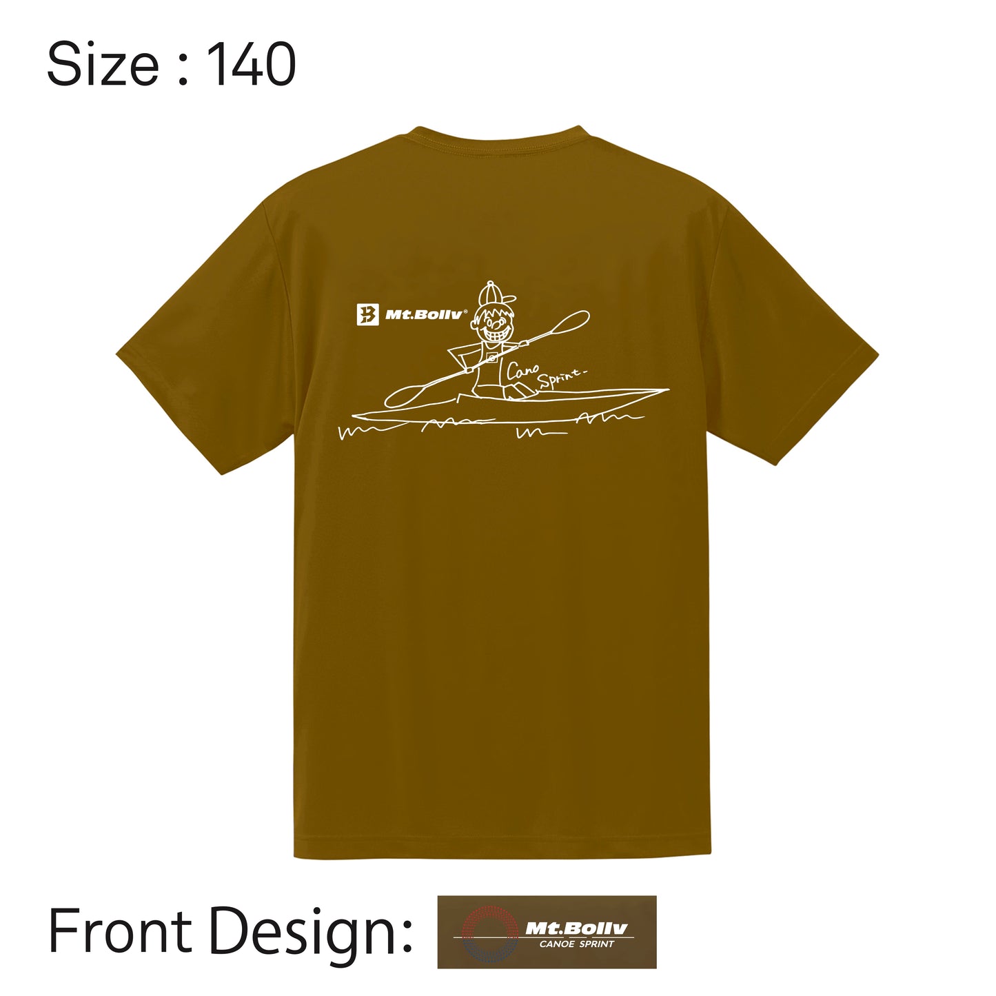 CJ-19_Mt.Bollv_ドライTシャツJr BOY コヨーテ / 140