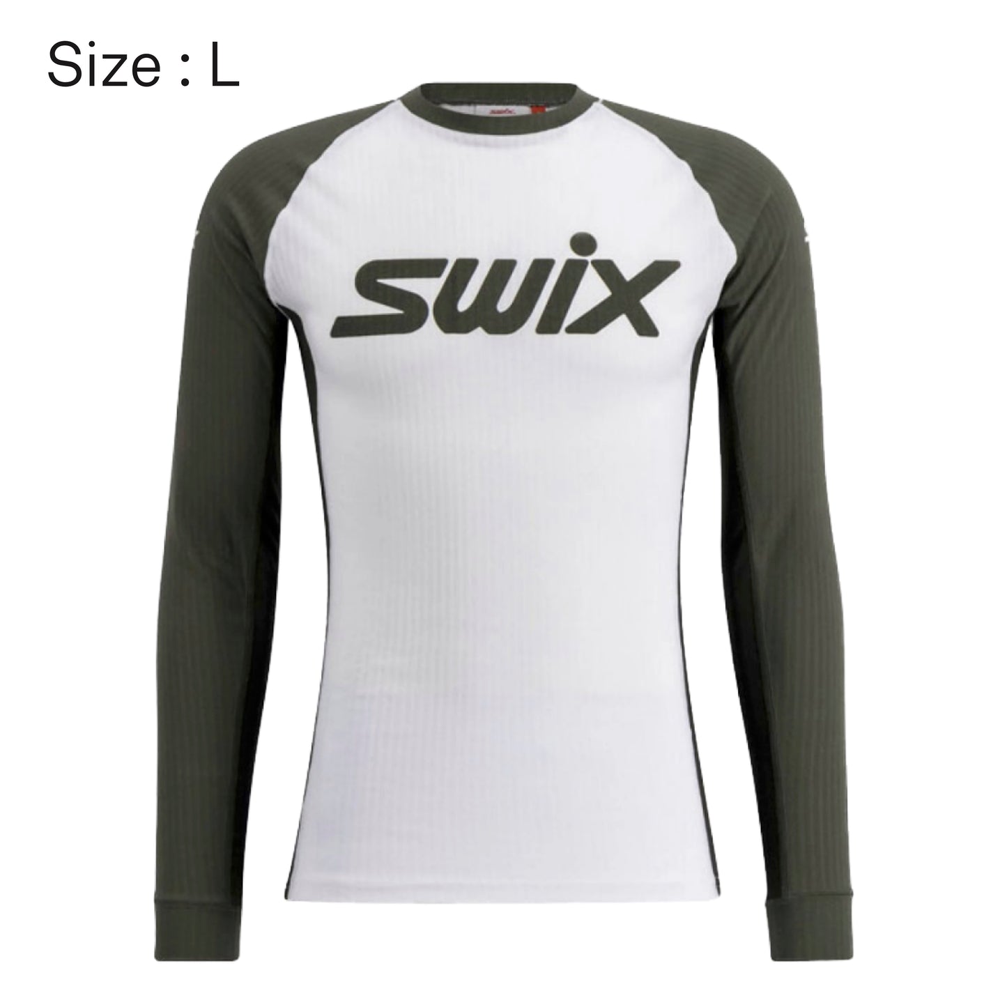 RACEX CLASSIC LS M / Bright White/ Olive / L