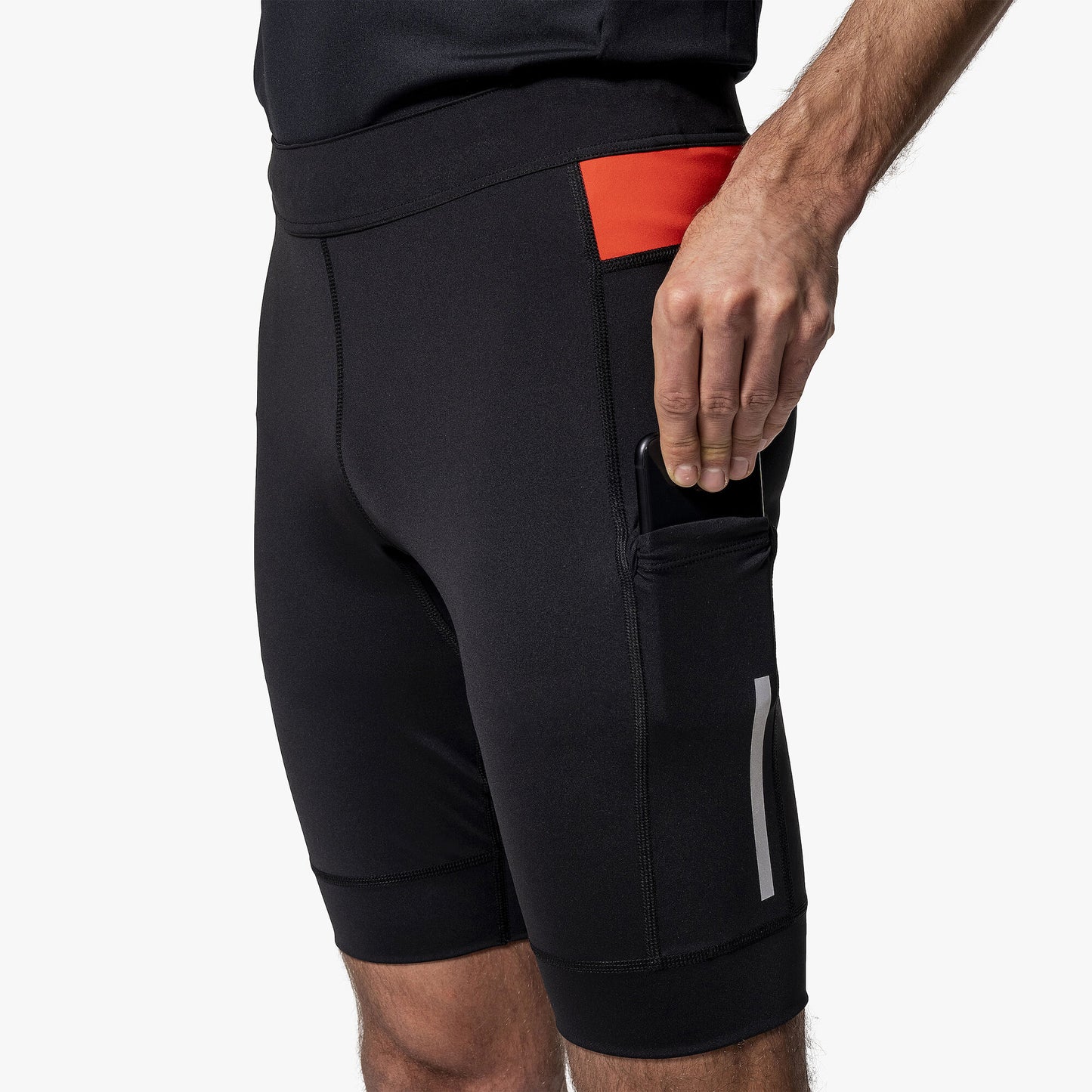 ROADLINE HALF TIGHTS M / Black