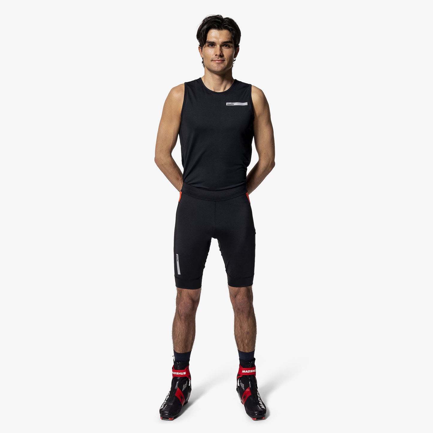 ROADLINE HALF TIGHTS M / Black