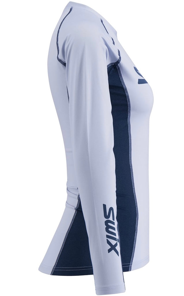 RaceX Dry Long Sleeve W / Heather/ Lake Blue
