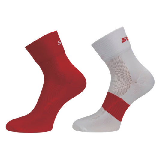 SO3 Active Sock 2pk / Fiery Red mix