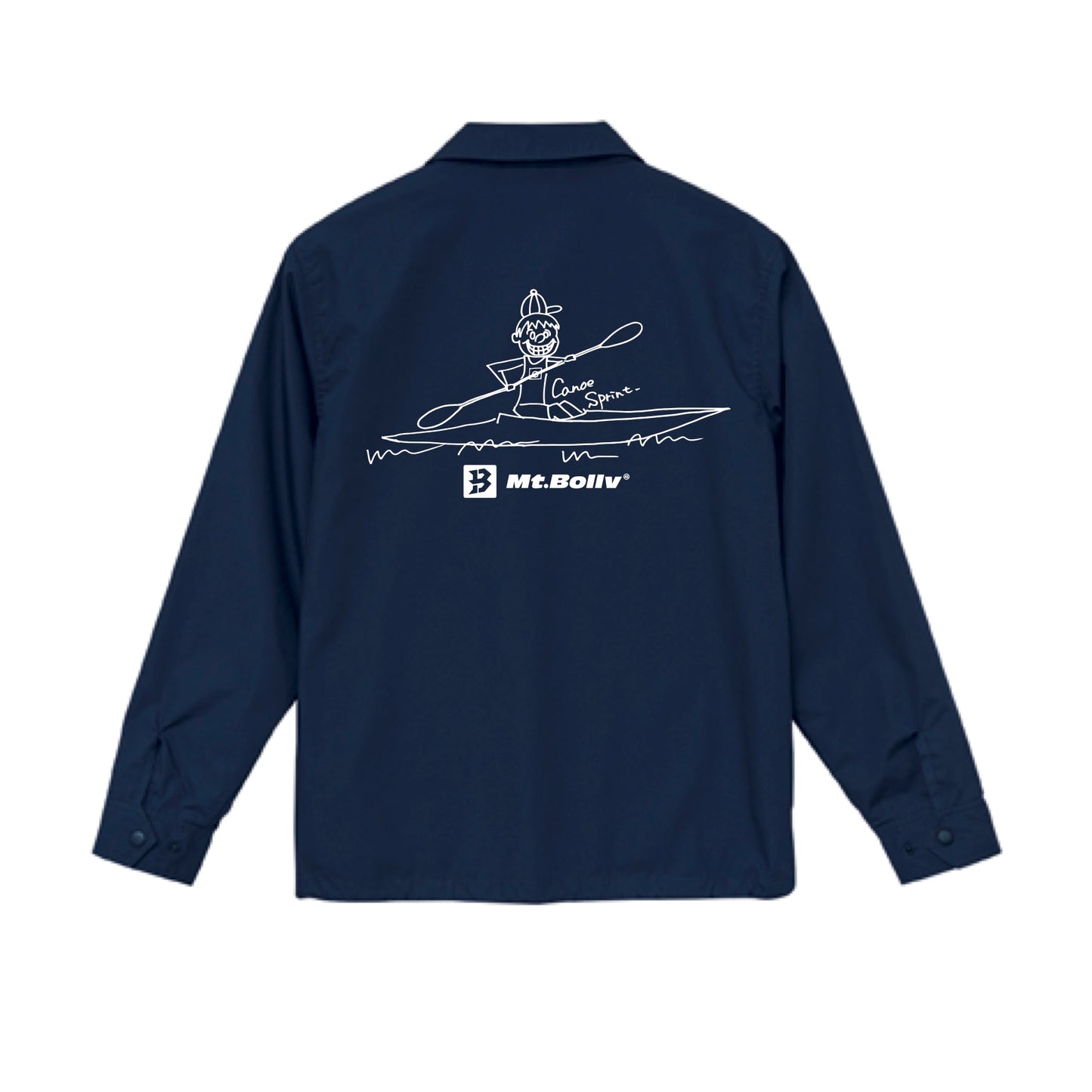 Mt.Bollv_BOY_Navy T/C コーチ ジャケット