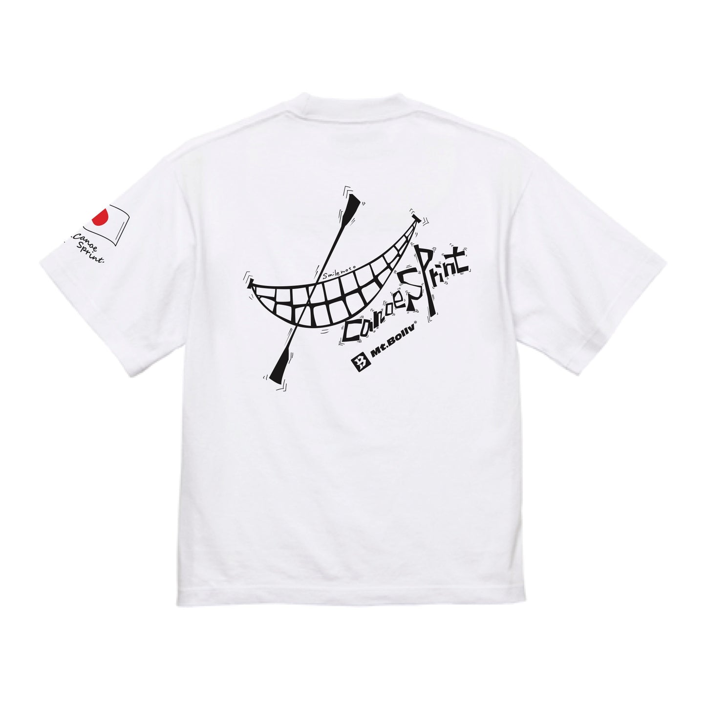 Mt.Bollv_NBN_White 7.1オンス オープンエンド ラギッド Tshirt