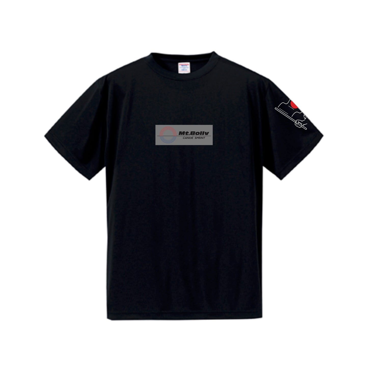 Mt.Bollv_NBOY_Black 4.7オンス ドライシルキータッチ Tshirt