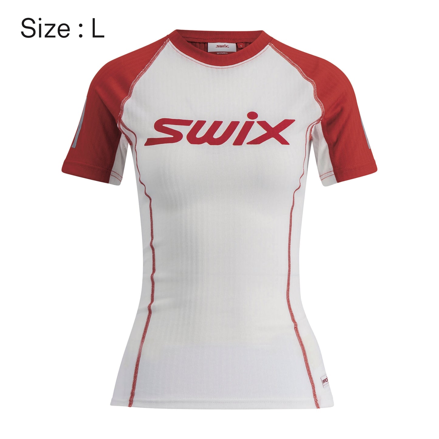 ROADLINE RACE X SS Women / Bright WhiteFiery Red / L