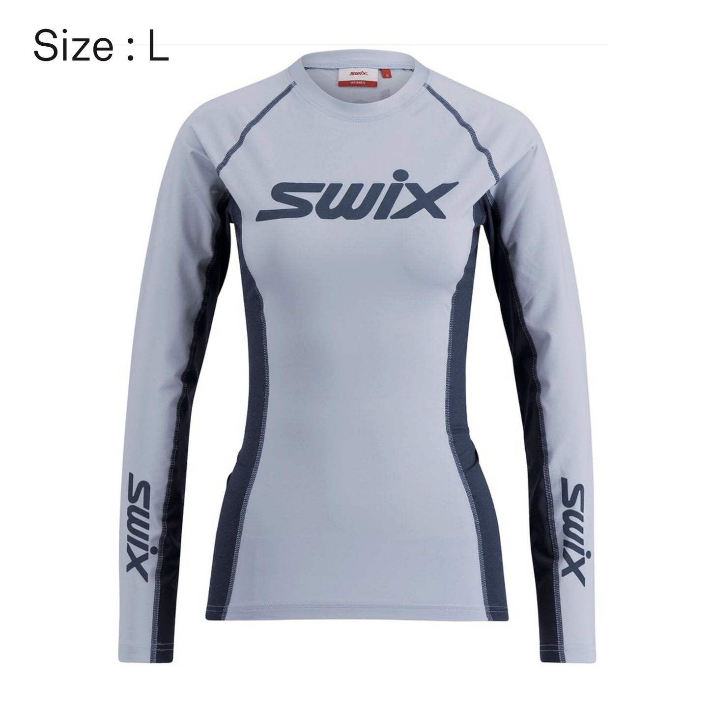 RaceX Dry Long Sleeve W / Heather/ Lake Blue / L