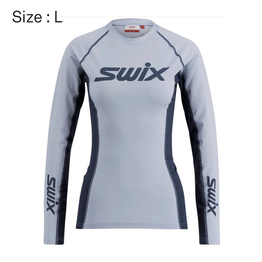 RaceX Dry Long Sleeve W / Heather/ Lake Blue / L