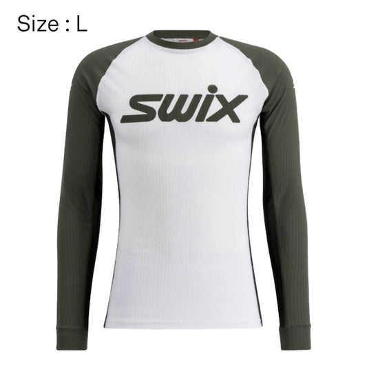 RACEX CLASSIC LS M / Bright White/ Olive / L